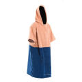 Serviette à capuche à changement de plage serviette de robe sèche poncho